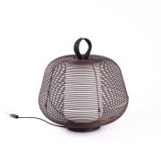 Faro Nara - draagbare lamp - Ø 46 x 35 cm - IP65 - roestbruin