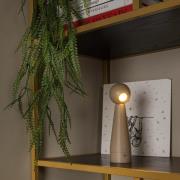 Lucide Ipsos - oplaadbare tafellamp - Ø 6 x 22 cm - 3W dimbare LED inc...