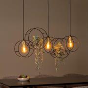 Lucide Circle - hanglamp 3L - 104 x 15 x 160 cm - zwart