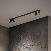 Nova Luce Oso - opbouwspot - 120 x 3,5 x 10,5 cm - zwart