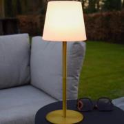 Lucide Tyon - oplaadbare tafellamp - Ø 15 x 41 cm - 2W dimbare LED inc...