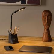 Lucide Penny - tafellamp met draadloze oplader - 12,8 x 9,5 x 34 cm - ...