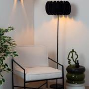 Lucide Spencer - vloerlamp - Ø 40 x 156 cm - zwart