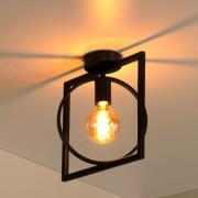 Lucide Suus - plafondlamp - 28 x 23,5 x 30,5 cm - zwart