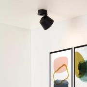 Lucide Trigono - opbouwspot - Ø 10,5 x 9,8 cm - zwart