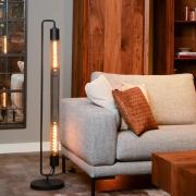 Lucide Calixt - vloerlamp - Ø 25 x 130 cm - zwart