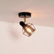 Lucide Nila - opbouwspot - 10,5 x 16 x 12 cm - zwart