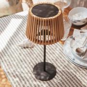 New Garden Okinawa - oplaadbare tafellamp op zonne-energie - Ø16 x 36 ...