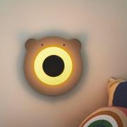 Nordlux Bruna Bear - wandverlichting - Ø 16 x 25 cm - bruin