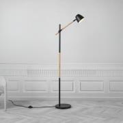 Nordlux Theo -  vloerlamp - Ø 12,5 x 131 cm - zwart