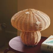 Nordlux Allie - tafellamp - Ø 30 x 28,3 cm - rotan