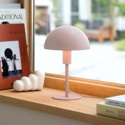Nordlux Ellen Mini - tafellamp - Ø 16 x 25 cm - licht roze